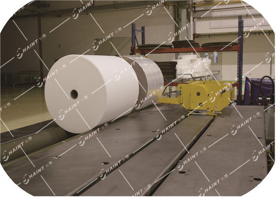 Chaint Fabric Roll Packing Machine Metal Material With Conveying / Wrapping